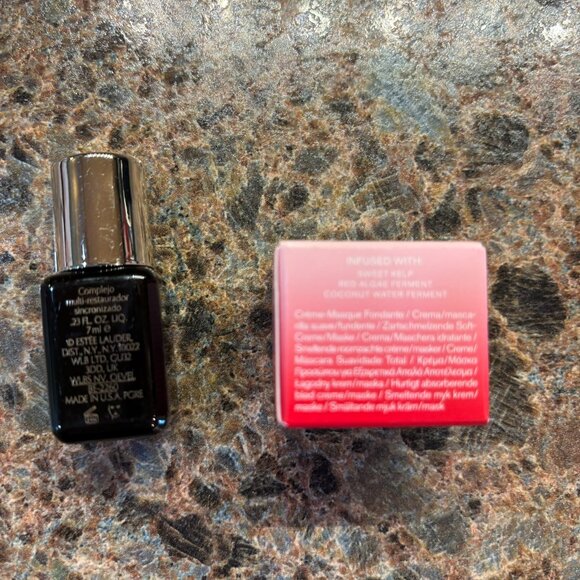 New Estee Lauder Travel Size Advanced Night Repair 7 ml Nutritious Mask 5 ml - Picture 2 of 4